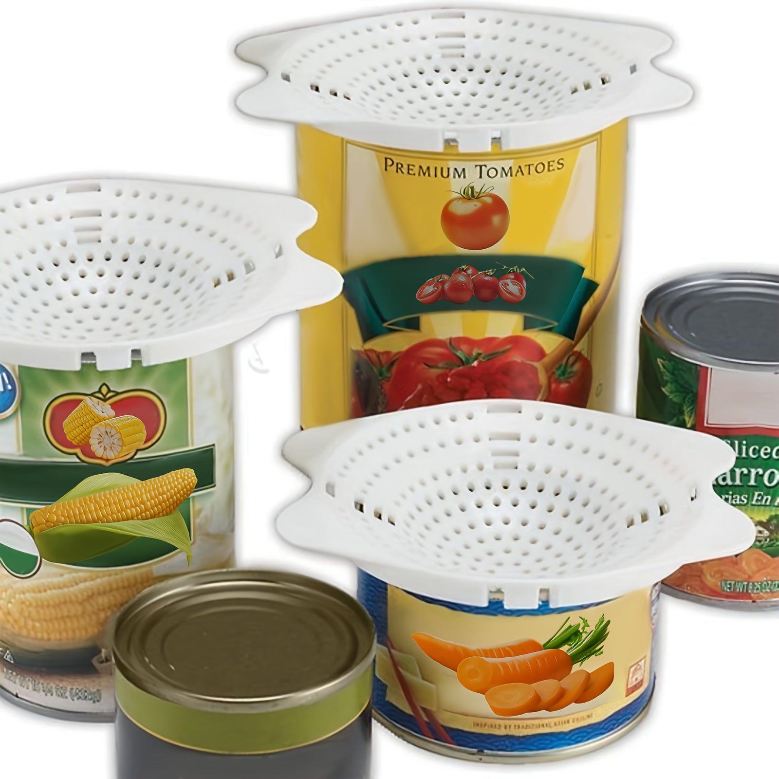 CanSieve | Snap-On blikzeef – multifunctionele plastic zeef met