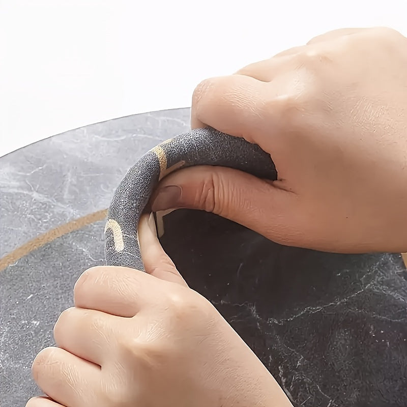 StepNook | Grote L-vormige keukenmat – antislip siliconen onderkant, vloerkleed voor eetkamer en hal