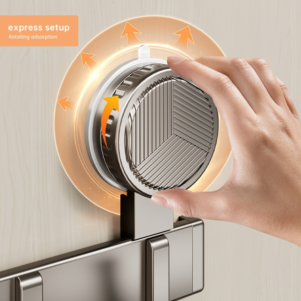 SureGrip | Zwaar uitgevoerde zuignaphaak – Deurorganizer voor handdoeken, jassen, sleutels