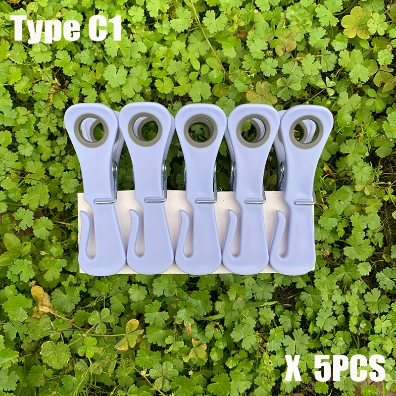 TurboClips | Extra sterke winddichte wasknijpers – duurzame plastic wasclips met stevige grip voor het drogen