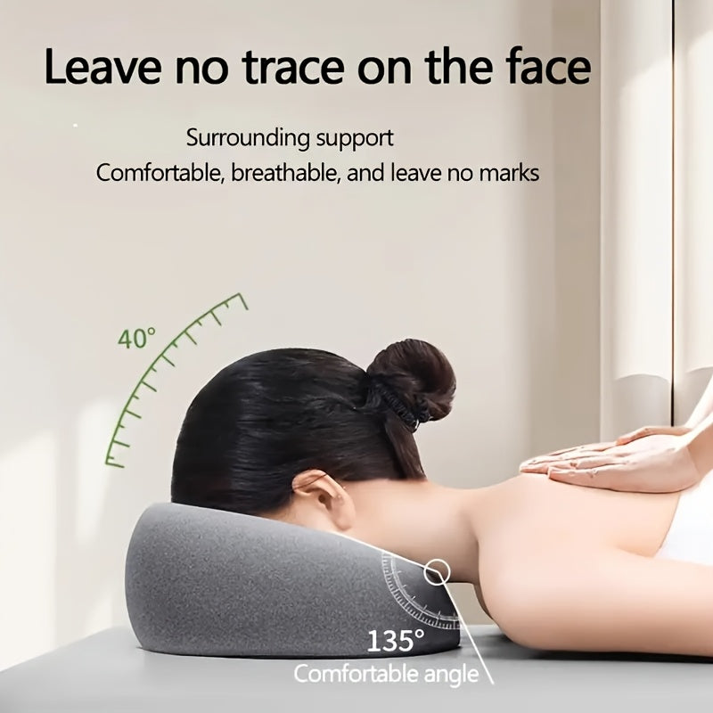 BeautyRest | Ergonomisch O/U-vormig gezichts kussen – Spa & Salon massage kussen, nek- en gezichtssteun