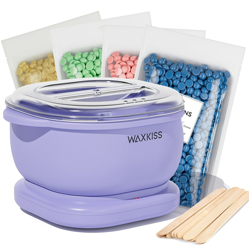 Waxora | Draagbare Wax Warmer Kit - 500ml Silicone Ontharingsverwarmer voor ontharing