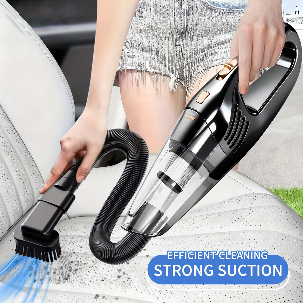 SwiftClean | Draadloze handstofzuiger – 4 kPa sterke zuigkracht, draagbare mini-USB-steelstofzuiger