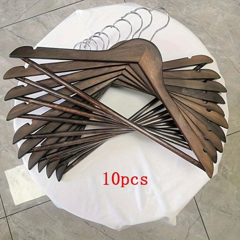 EverHanger | Duurzame Houten Overhemdhangers - Zware Kasthangers