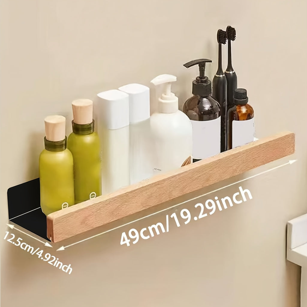 RustiRack | Opbergrek voor in de badkamer aan de muur - doucheruimtehouder zonder perforaties