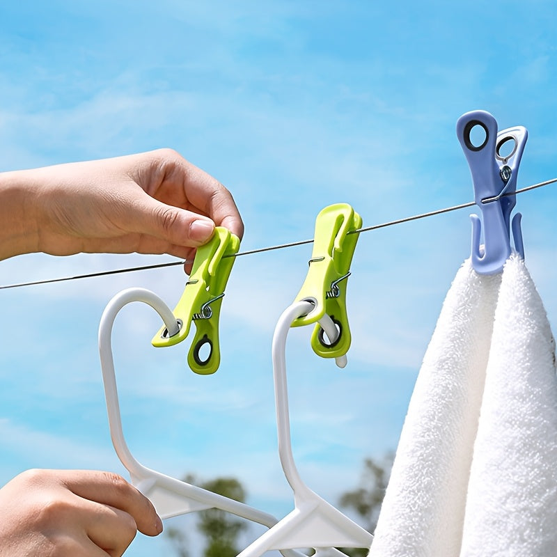 TurboClips | Extra sterke winddichte wasknijpers – duurzame plastic wasclips met stevige grip voor het drogen