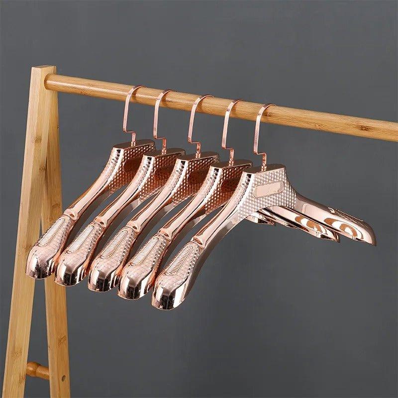 GripHangers | 5st Antislip 4cm Brede Schouder Kledinghangers