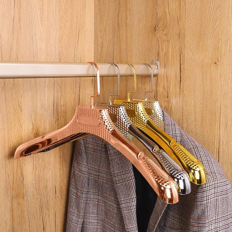 GripHangers | 5st Antislip 4cm Brede Schouder Kledinghangers