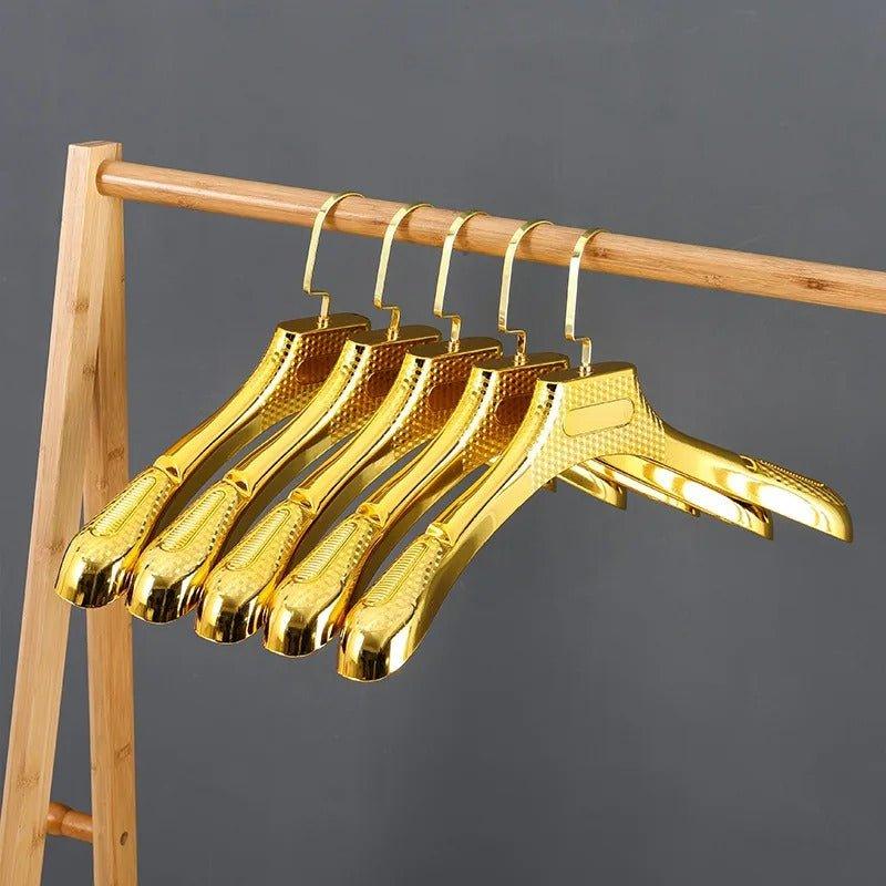 GripHangers | 5st Antislip 4cm Brede Schouder Kledinghangers