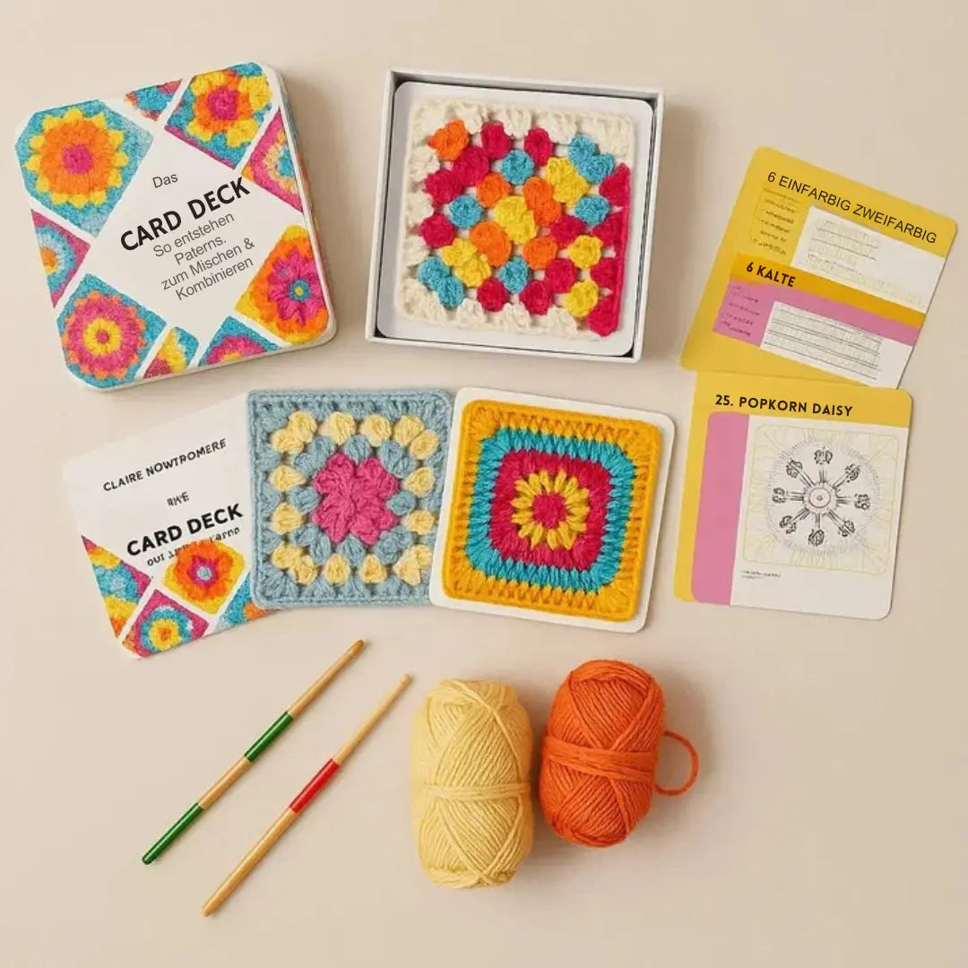 PatternPals | 50x haakpatroonkaarten - Mix & Match ontwerpen voor breien, DIY Crafts, garenprojecten