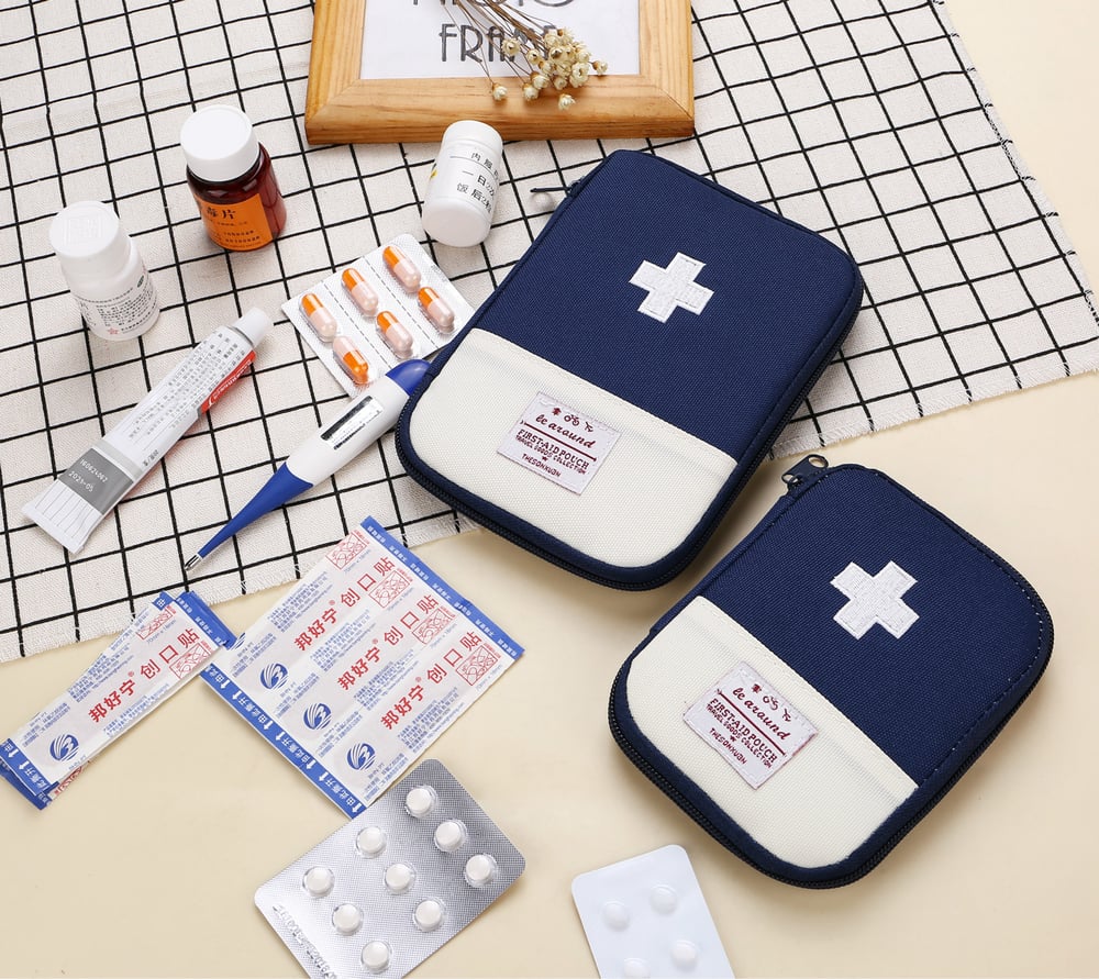 MediPack | Mini draagbare EHBO-tas – Compacte opbergtas voor medische noodsituaties voor op reis en thuis