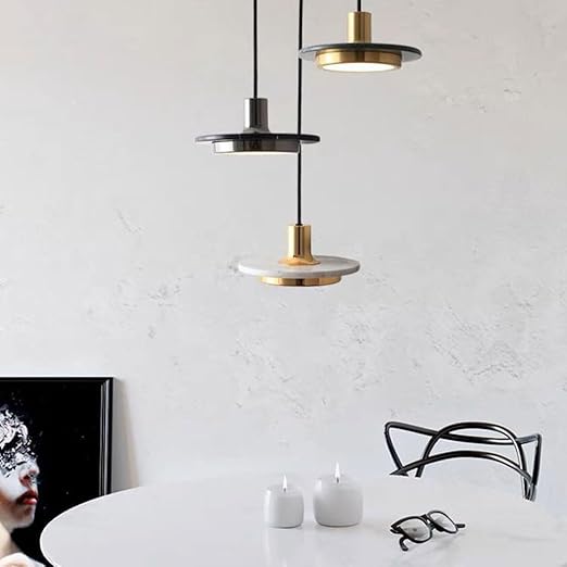 Marbelle | Moderne Marmeren Hanglamp - Elegante LED Plafondlamp voor Hedendaagse Interieurs