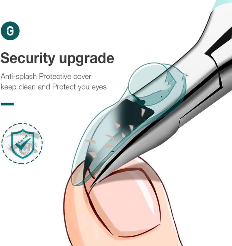 SharpTrim | Hoogwaardige teennagelknipper - Scherp, Ergonomisch, Roestvrij Staal voor Dikke Teennagels