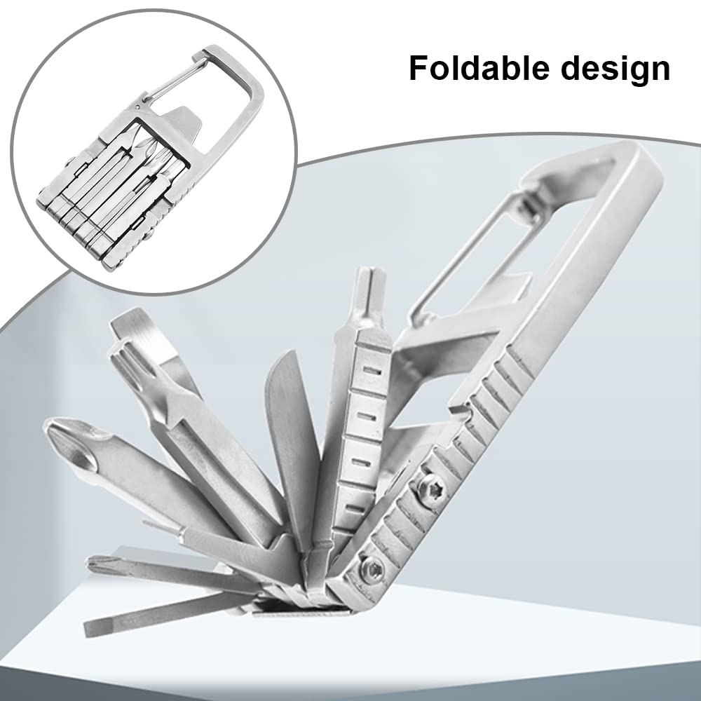 NexTool | 12-in-1 opvouwbare multitool – schroevendraaierbits, roestvrijstalen zakgereedschap