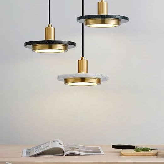 Marbelle | Moderne Marmeren Hanglamp - Elegante LED Plafondlamp voor Hedendaagse Interieurs