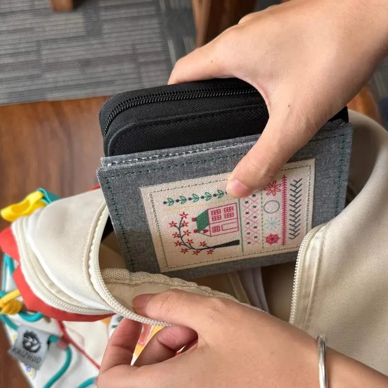Stitchly | Alles-in-één borduur- en naaiset – compleet reisvriendelijk borduurboek