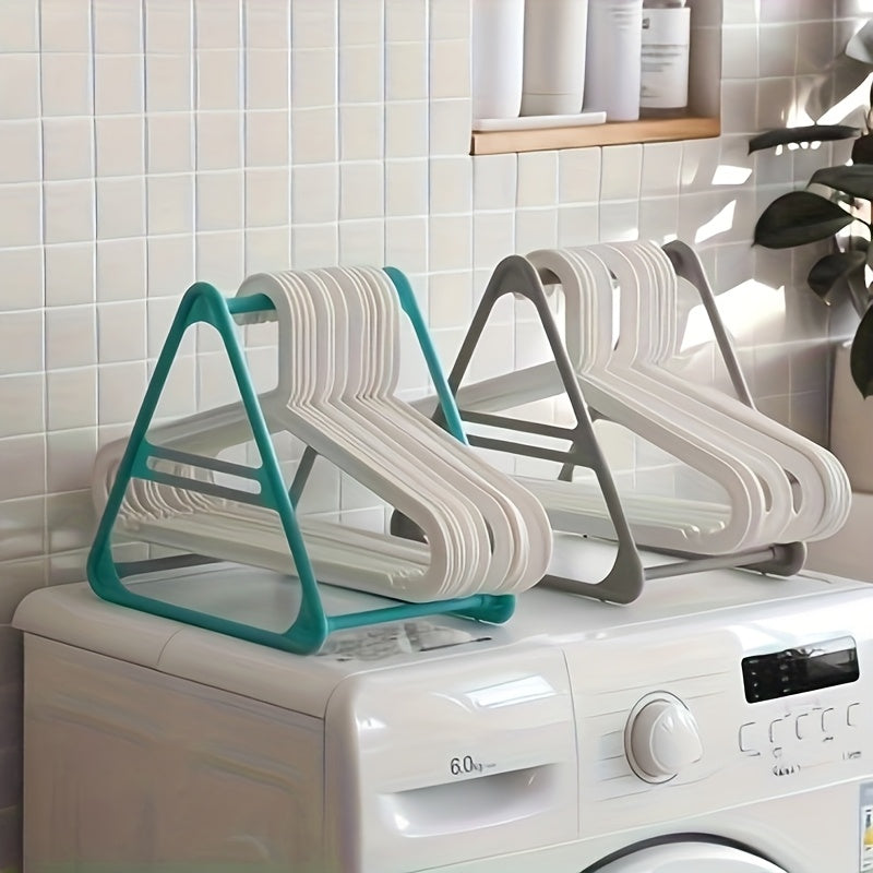HangerPro | Ruimtebesparende Driehoekige Hanger Organizer – Boorloze Multifunctionele Opberger