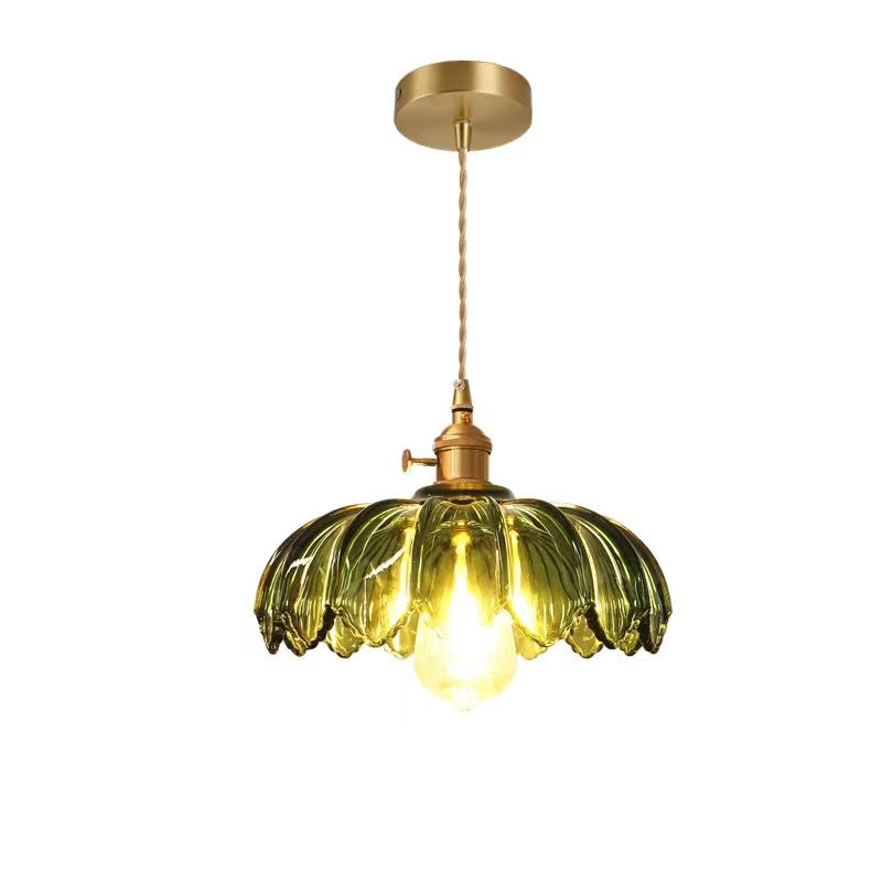 Chrysalis | Vintage Bloemen Hanglamp - Elegante Verlichting voor Retro en Hedendaagse Ruimtes