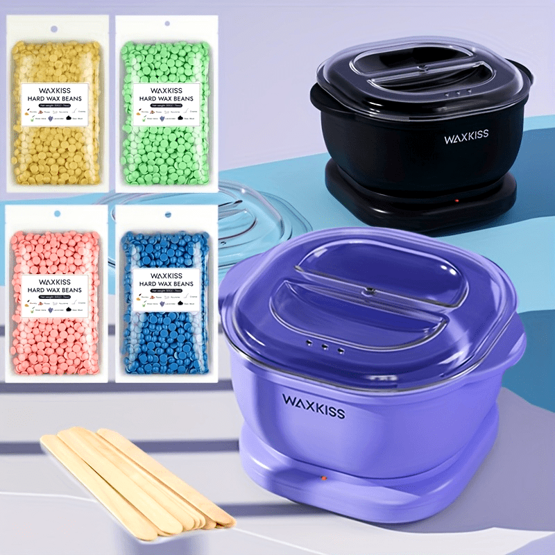 Waxora | Draagbare Wax Warmer Kit - 500ml Silicone Ontharingsverwarmer voor ontharing