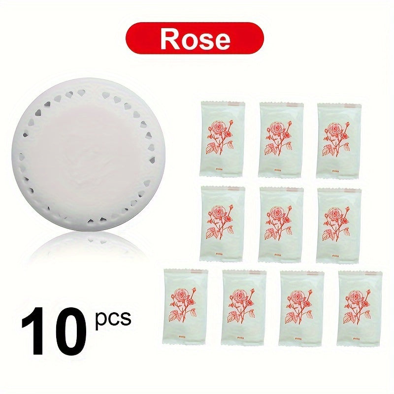 BlossomBreeze | 10st Naar Kersenbloesem & Lavendel geurende Luchtverfrisser Tabletten - Langdurige Aromatherapie voor Thuis, Auto, Badkamer