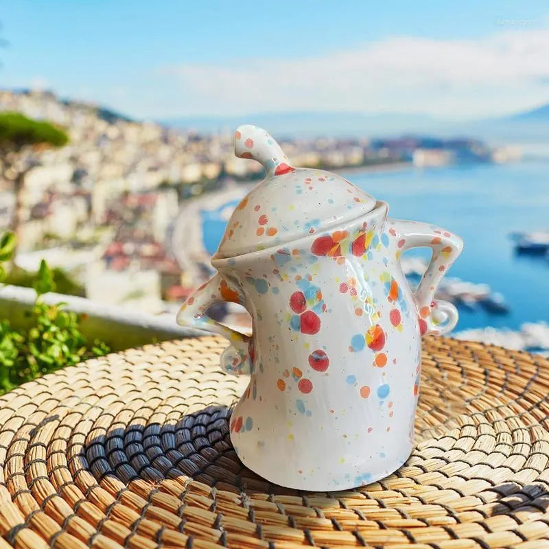 QuirkyJar | Opbergpot met deksel - Grillige decoratieve keuken- of schapcontainer