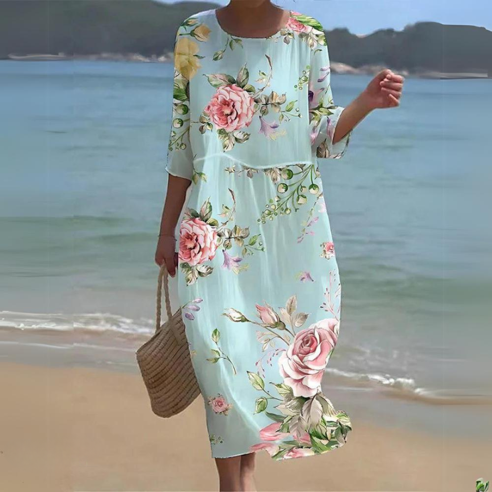 Valia | Casual zomertuniek voor dames – Luchtige jurk met losse pasvorm
