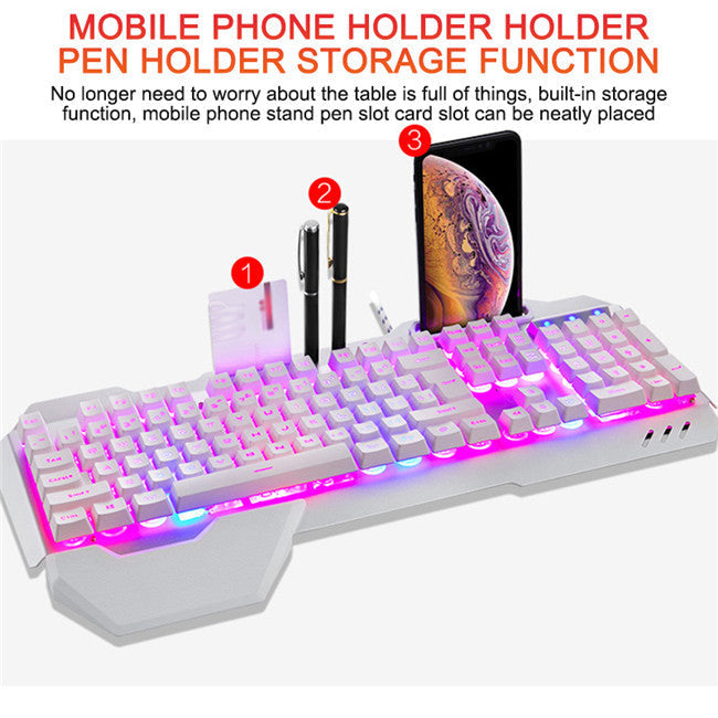 MechX | Pro Gaming mechanisch toetsenbord – bedraad, RGB-achtergrondverlichting en ultrakrachtig voor pc en laptop