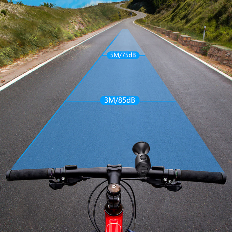 ShockBell | Elektrische fietsbel – Luide claxon van 120 dB, waterdicht, eenvoudig te monteren