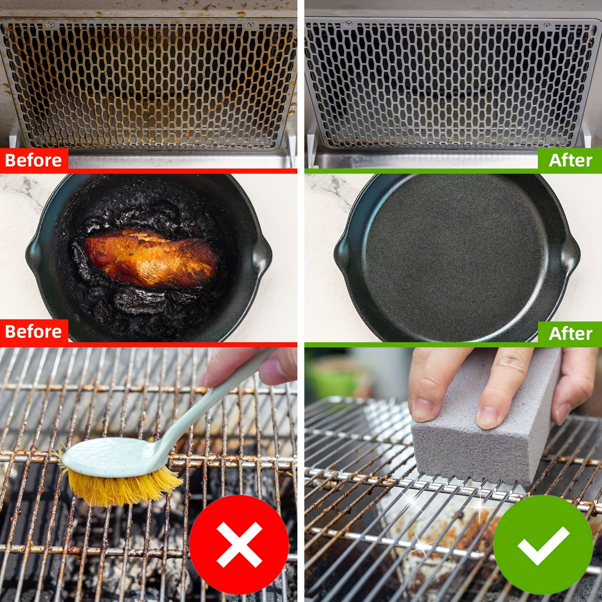 GrillBrick | BBQ-grillreinigingssteen – Puimsteen voor buitenkeuken