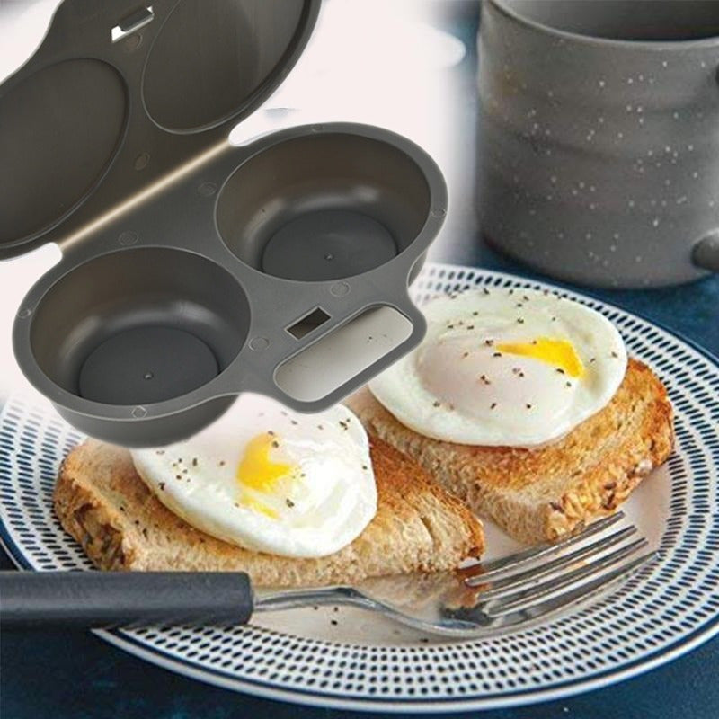 OmeletGo | Magnetron-omeletmaker – antiaanbak eierkoker, 2-cups capaciteit, BPA-vrij