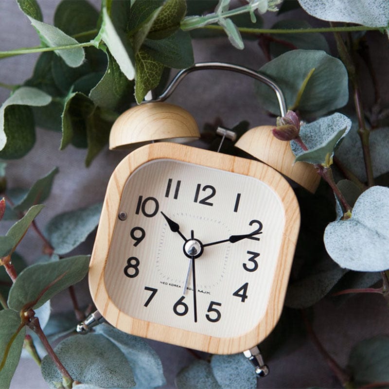 OakTick | Klassieke houten wekker - Stijlvol ontwerp van natuurlijk hout