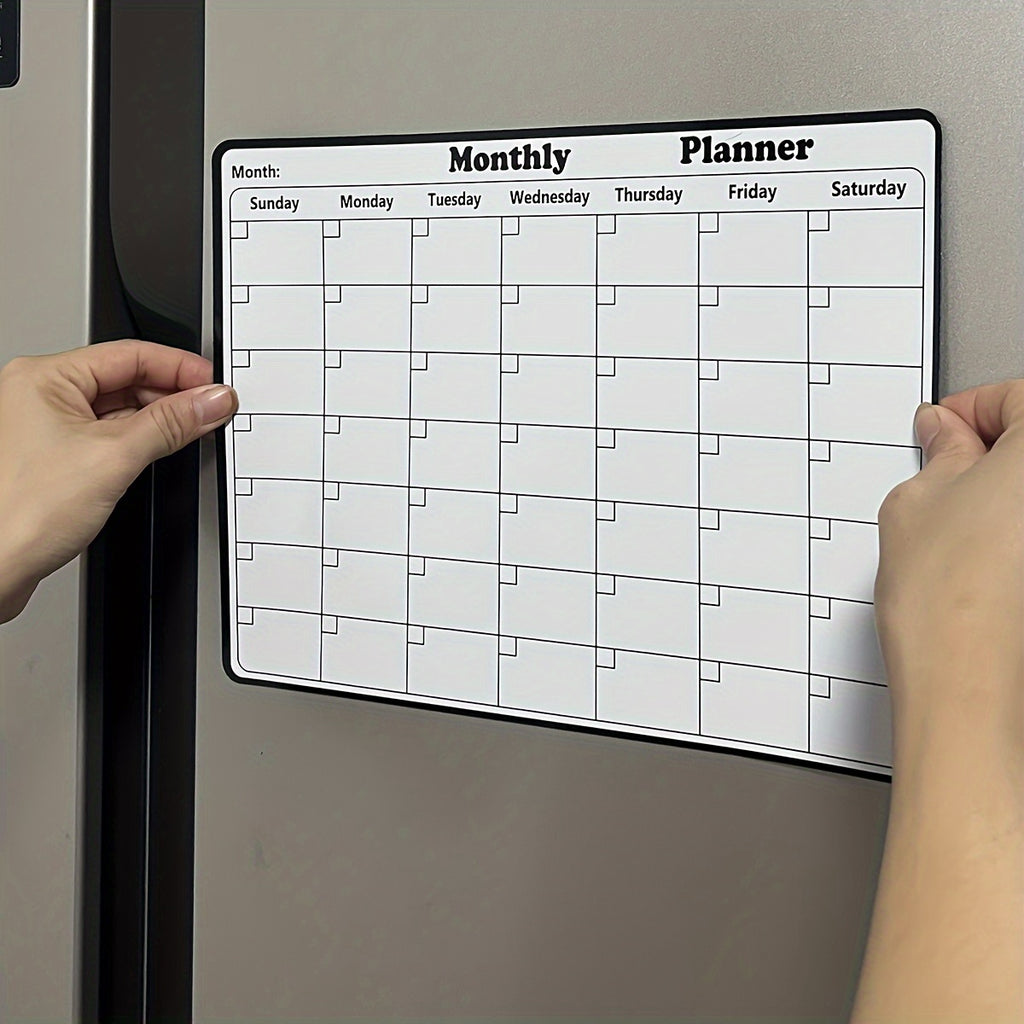 MagSched | Magnetische whiteboardkalender voor koelkast - Maandplanner, Keuken Organisator