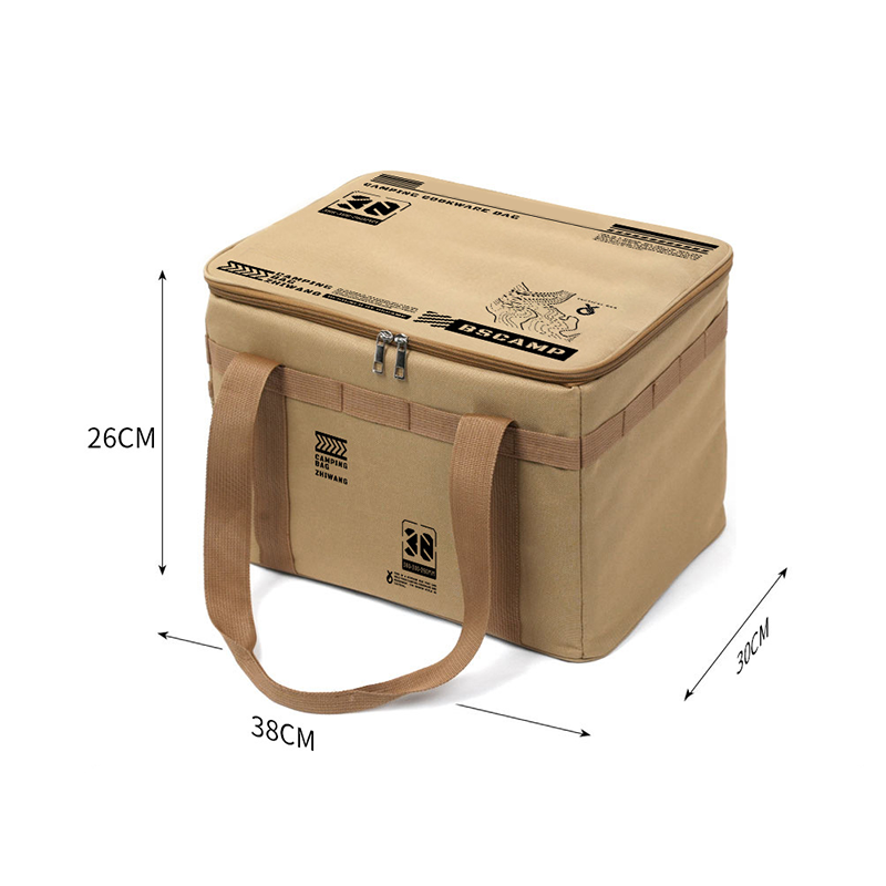 CampTote | 30L Campingtas – Waterdicht, Duurzaam Keukengerei Organizer, Reistas, Voor Outdoor