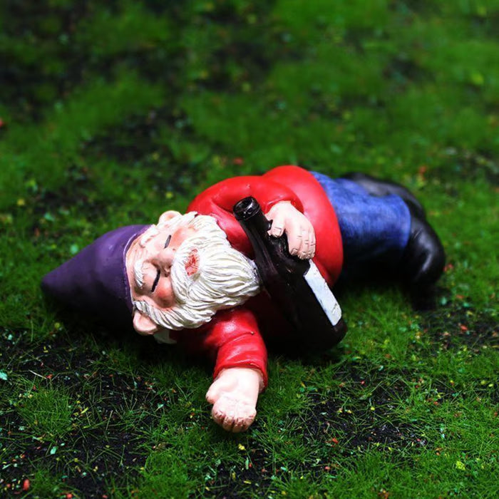 GnomeSway | Hilarische dronken tuinkabouters, plezier in de tuin, decoratieve set