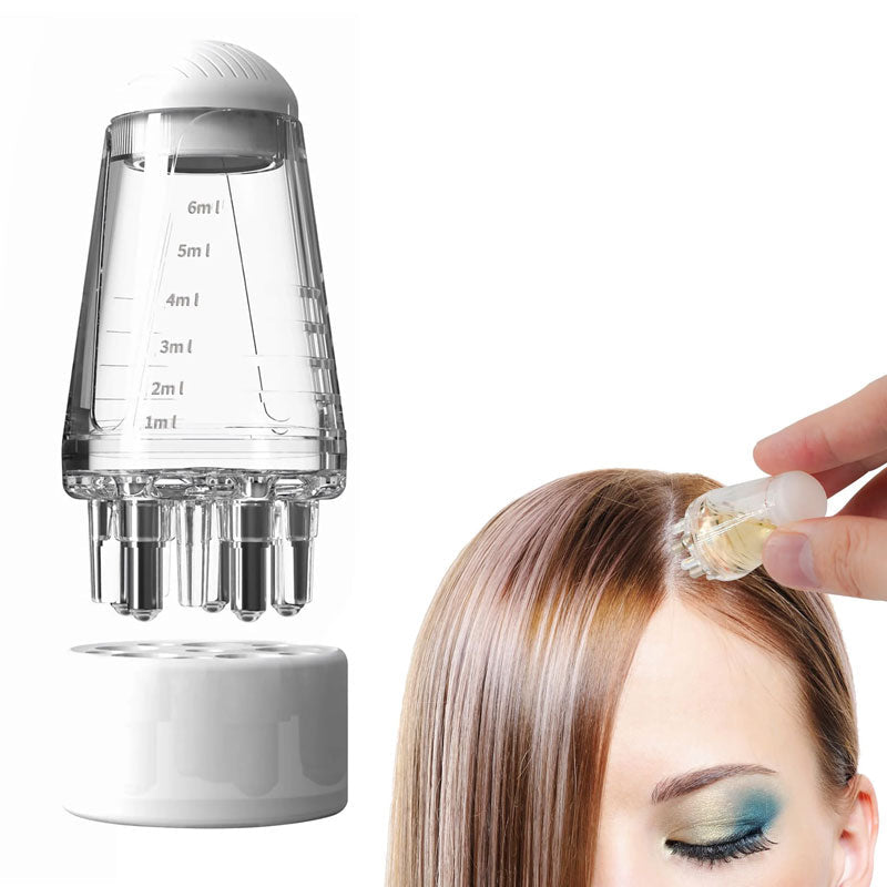 SilkRoot | Haarolie-applicator – Nauwkeurige dispenser voor hoofdhuidolie, haargroei en -behandeling