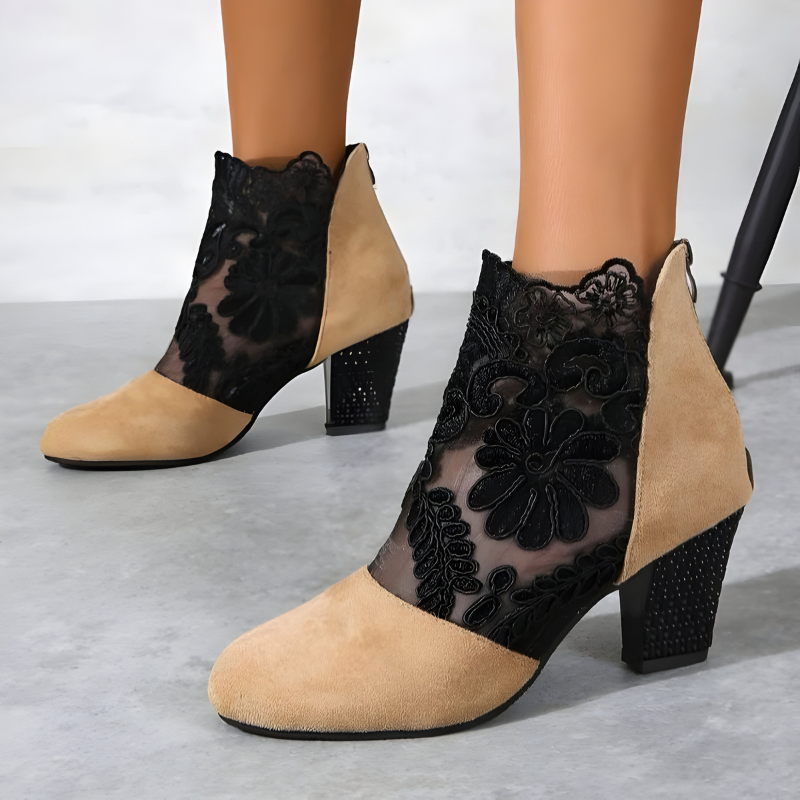 Priya | Elegante damessandalen met hak – Feest- en avondschoenen met enkelbandje