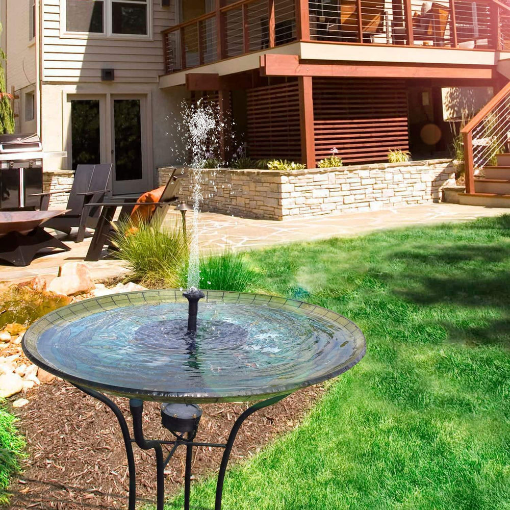 SolarSplash | Zonne-energie Mini Waterfonteinpomp voor Tuin, Vijver & Buiten Vogelbad