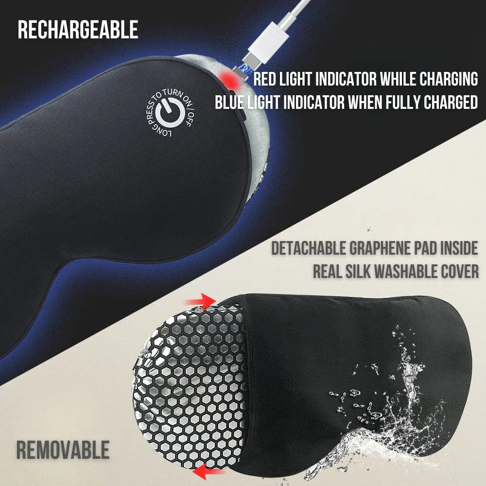BlinkEase | Oplaadbare oogwarmer – Verlichting bij droge ogen en spanning