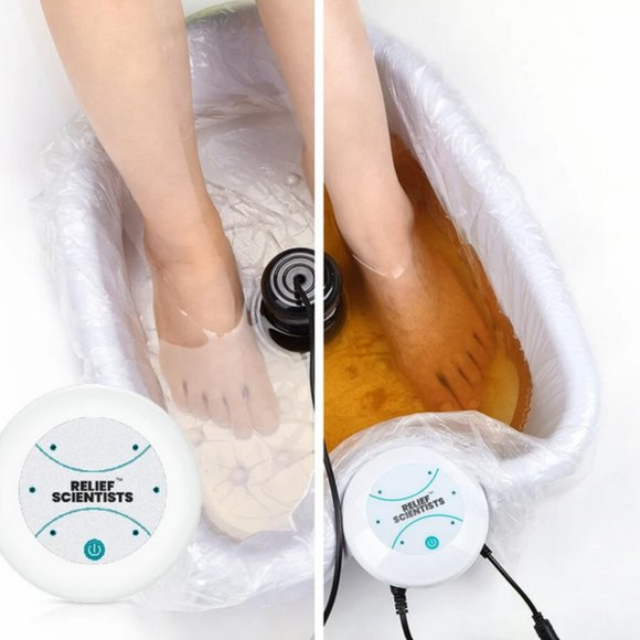 SoleRevive | Ionisch voetontgiftingsbad - vibrerende whirlpoolreiniging, massage en ionentherapie
