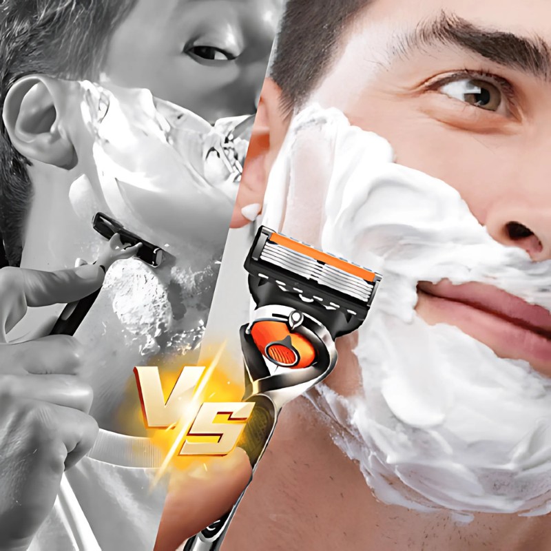 Razorix | Precisie Heren Scheermes met Meerdere Bladen – Quick Release Scheermes