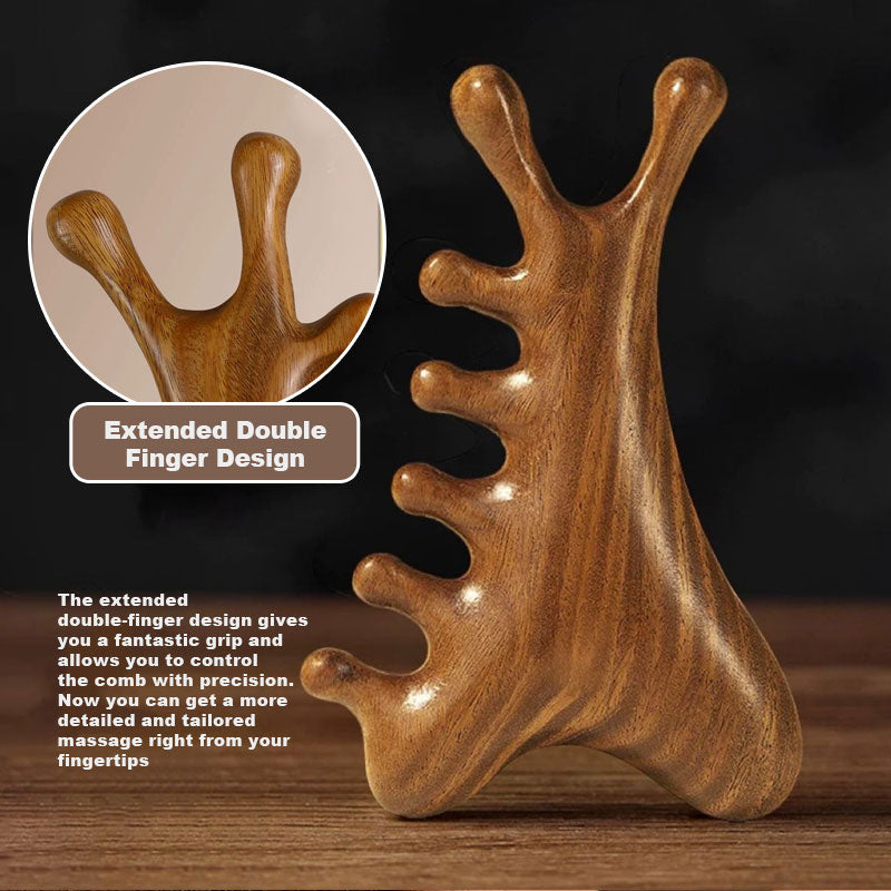 CombEase | 4-in-1 massagekam – ontklitter, hoofdhuidmassageapparaat en borstel tegen kroeshaar