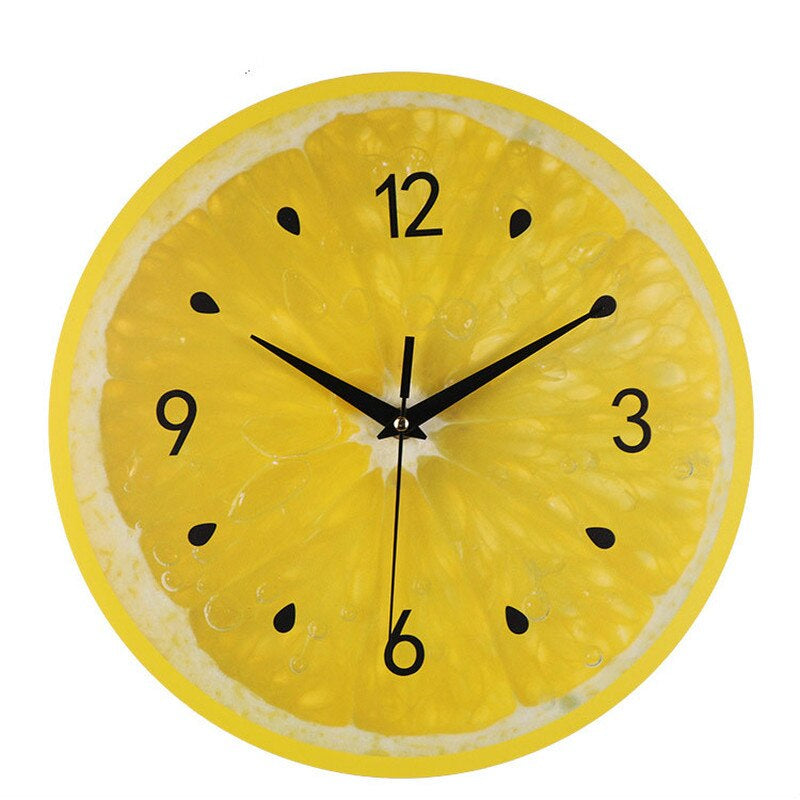 SourTime | Lemon Wandklok - Levendig Citrus Ontwerp