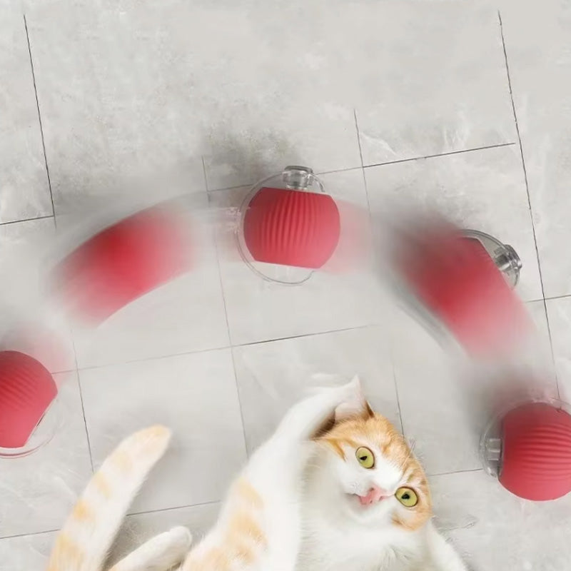 FurRoll | Slim interactief kattenspeeltje – Automatisch rollend speeltje voor binnenkatten