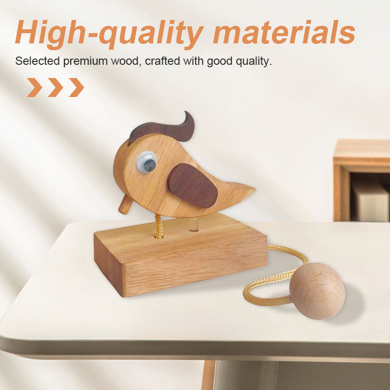 TapNest | Woodpecker Wooden Doorbell – Decorative Home & Café Doorbell