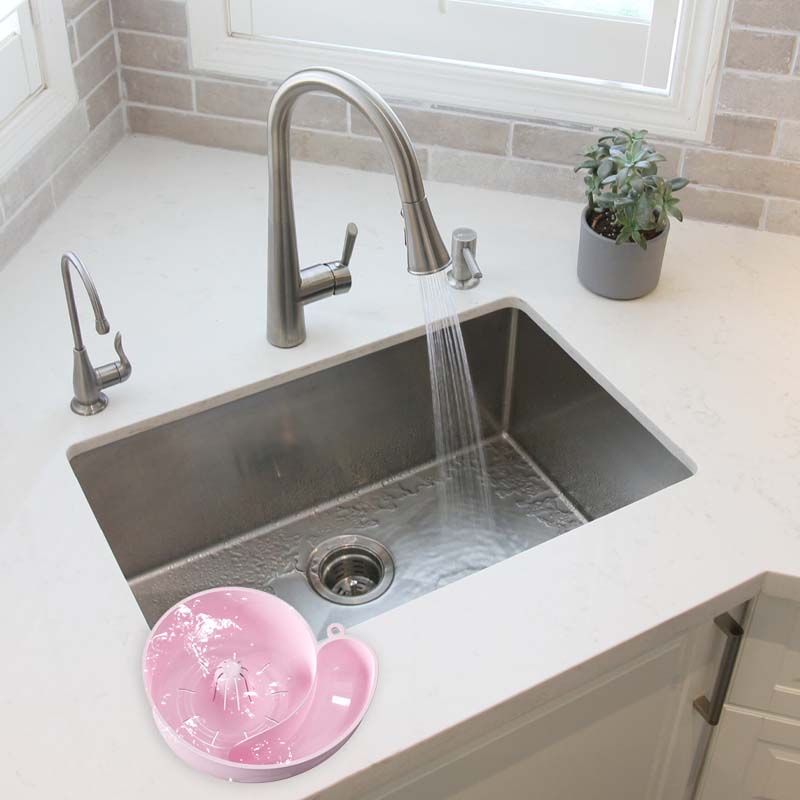 DrainShell | Slakvormige afvoerkorf en zeef voor keukengootsteen