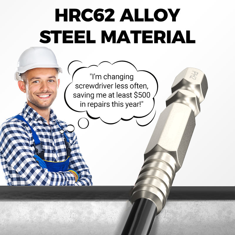 BitMagnet | Set met krachtige magnetische schroevendraaiers en boortjes – Duurzaam roestvrij staal