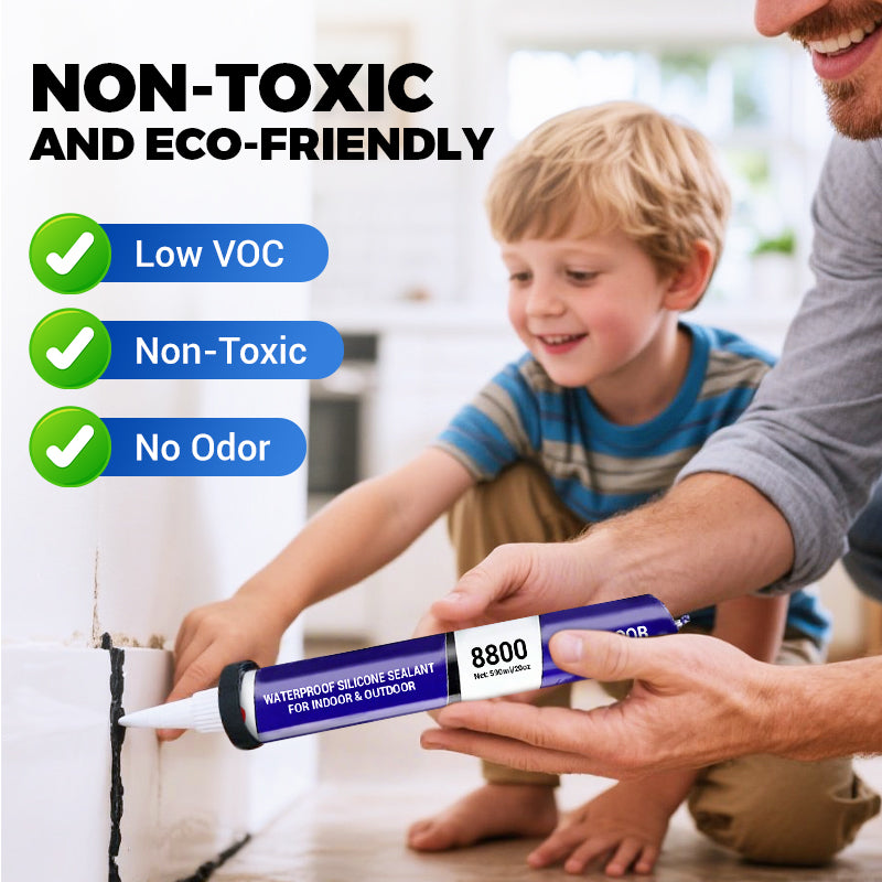 EverSeal | Waterdichte siliconenkit – voor binnen- en buitengebruik, flexibel