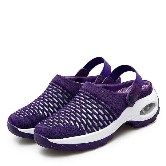 ComfyClog | Orthopedische Damesklompen met Luchtgepolsterde Zool – Ademend Mesh Slip-On