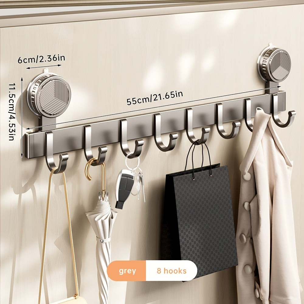 SureGrip | Zwaar uitgevoerde zuignaphaak – Deurorganizer voor handdoeken, jassen, sleutels