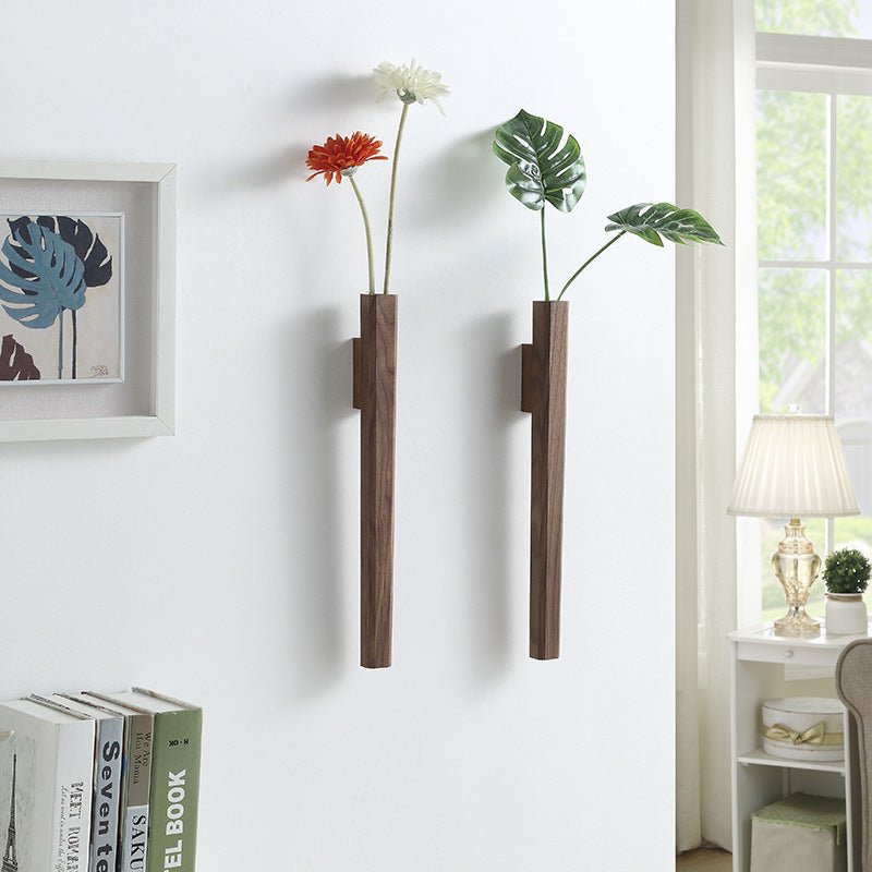 ZenBloom | Minimalistisch drijvend muurdecor bloemenvaas